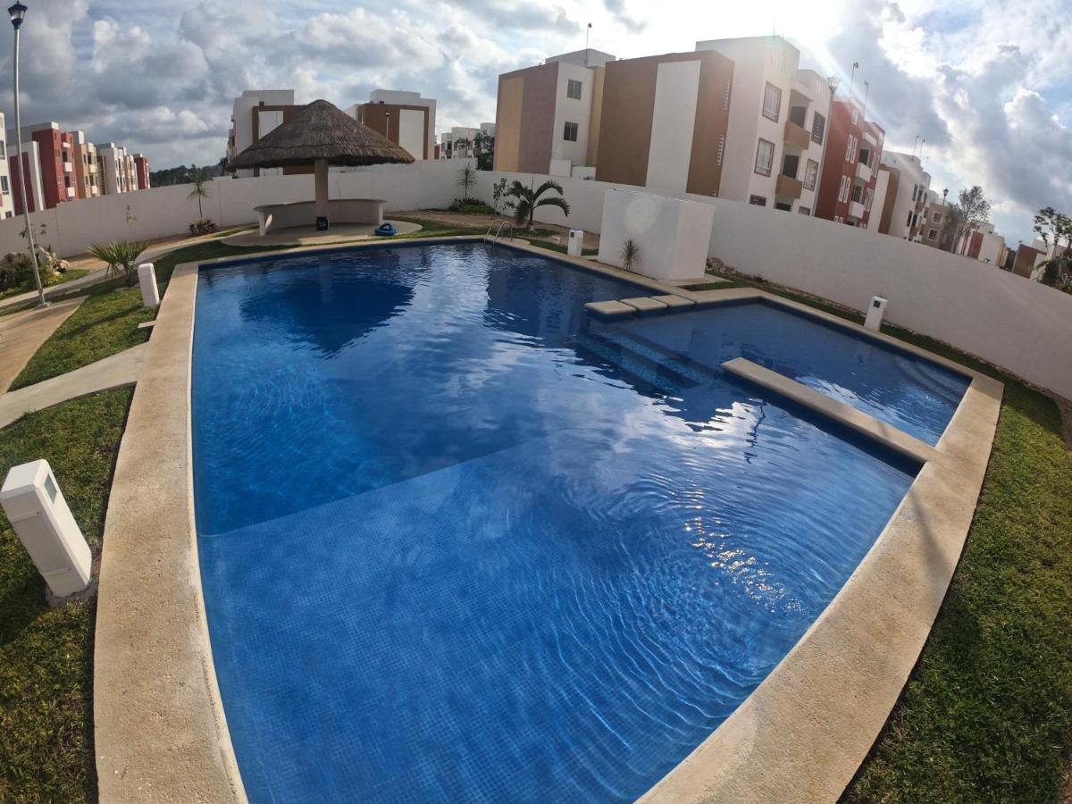 Departamento Equipado Apartment Cancun Bagian luar foto